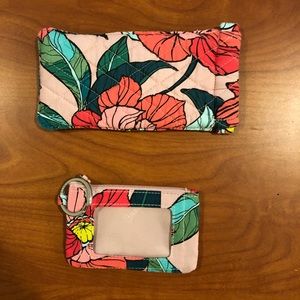 Vera Bradley ID holder and glasses case